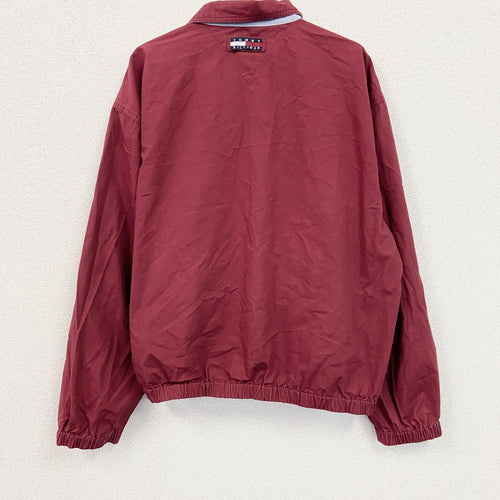 90s　TOMMY HILFIGER　トミーヒルフィガー　ブルゾン/スイングトップ　ヴィンテージ　赤　レッド　XLサイズ