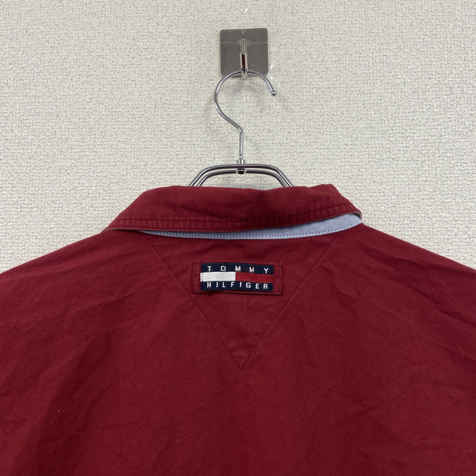 90s　TOMMY HILFIGER　トミーヒルフィガー　ブルゾン/スイングトップ　ヴィンテージ　赤　レッド　XLサイズ