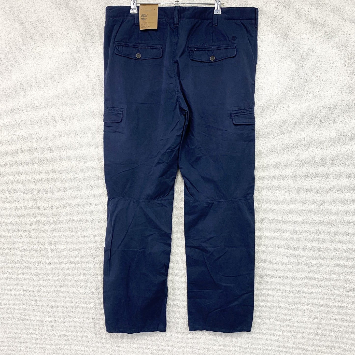 Timberland　ティンバーランド　カーゴパンツ　ジップフライ　紺　ネイビー　W38サイズ