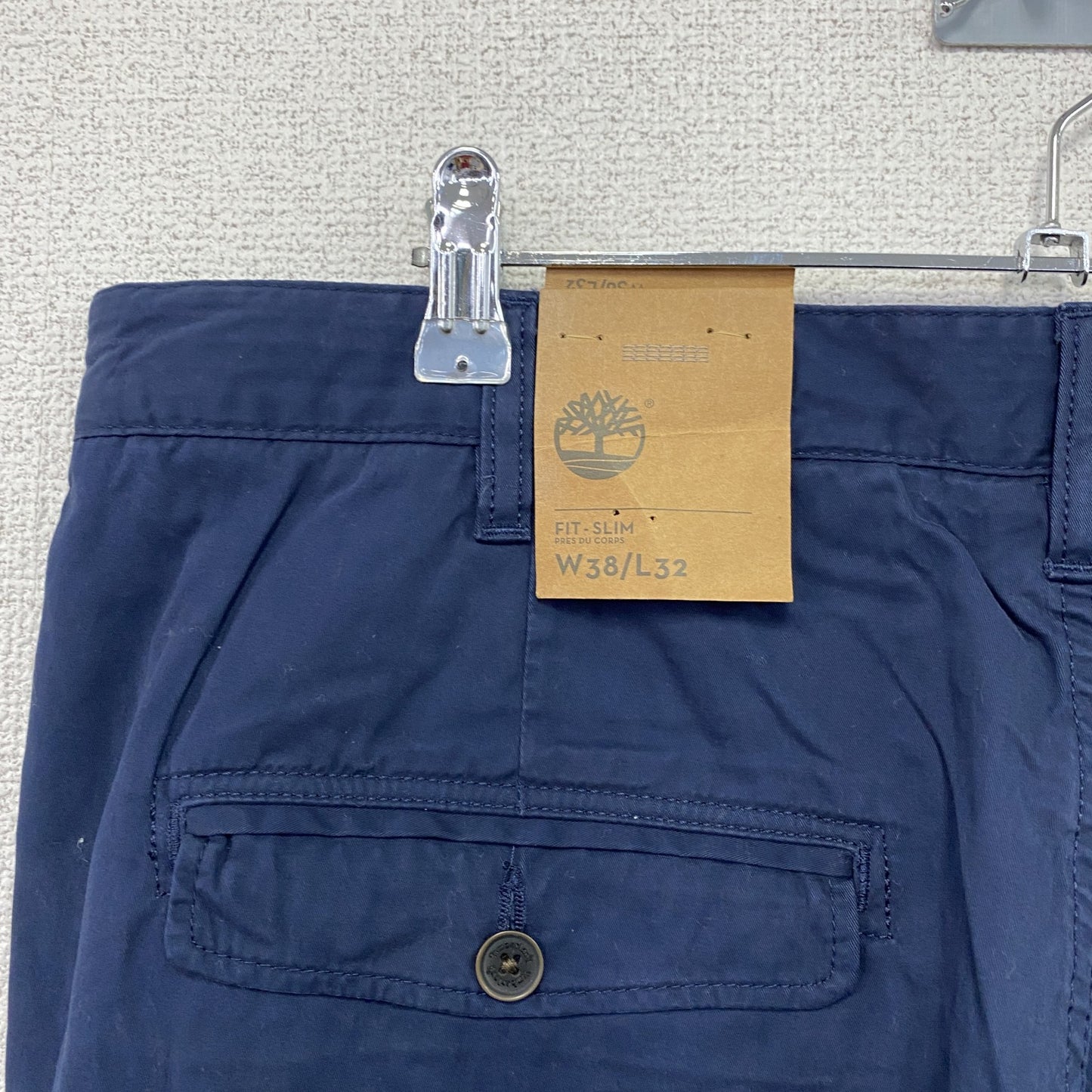 Timberland　ティンバーランド　カーゴパンツ　ジップフライ　紺　ネイビー　W38サイズ