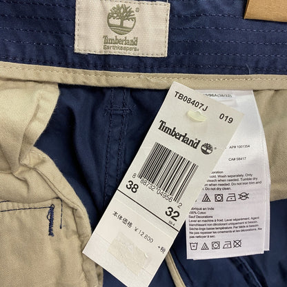 Timberland　ティンバーランド　カーゴパンツ　ジップフライ　紺　ネイビー　W38サイズ