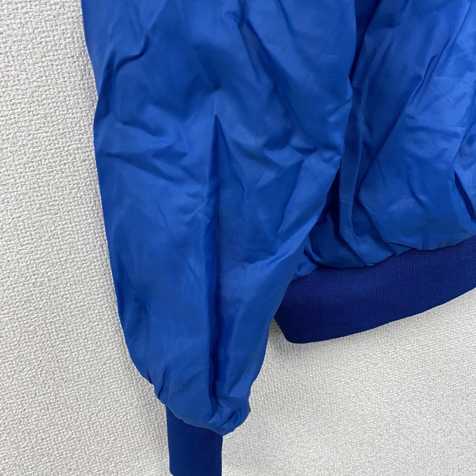 ～90s　Holloway　ホロウェイ　アノラックパーカー　2連プリント　アーチプリント　ヴィンテージ　青　ブルー　Sサイズ
