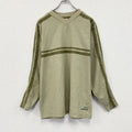 00s　NIKE　ナイキ　スウェット/トレーナー　ヴィンテージ　ワッフル生地　カーキ　Mサイズ