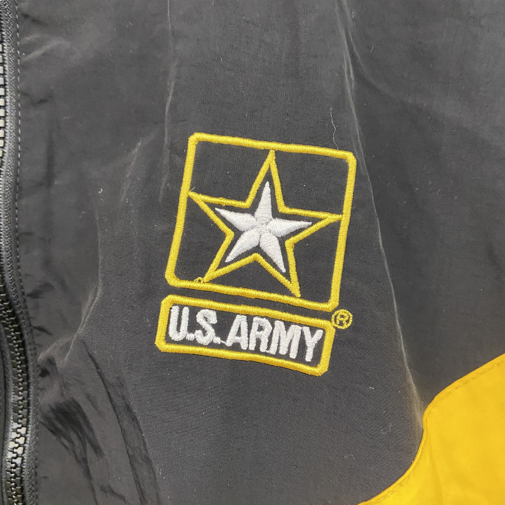 U.S.ARMY　米軍　トレーニングジャケット　ナイロンジャケット 　ミリタリー　黒　ブラック　Mサイズ