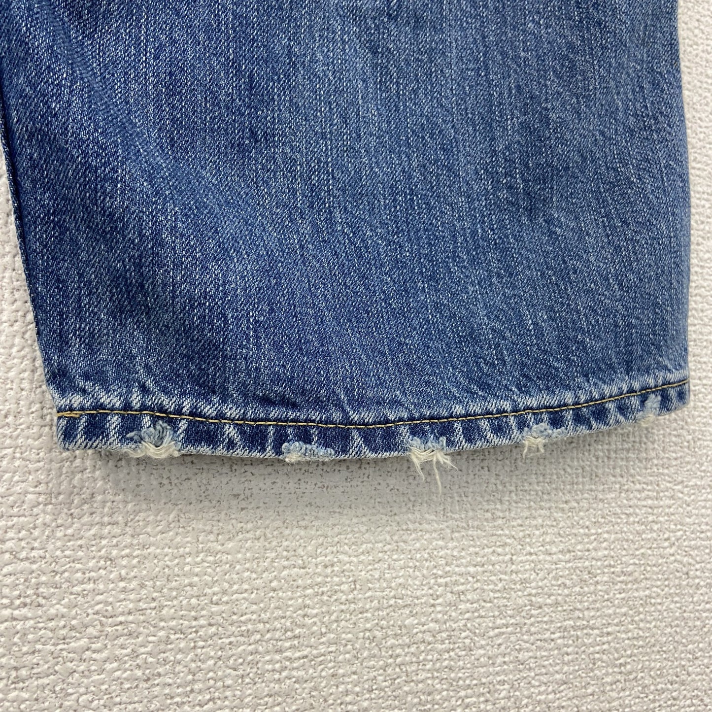 Levi’s　リーバイス　503　デニムハーフパンツ/ジーンズ　縦落ち　鬼ヒゲ　ジップフライ　インディゴ　W30サイズ
