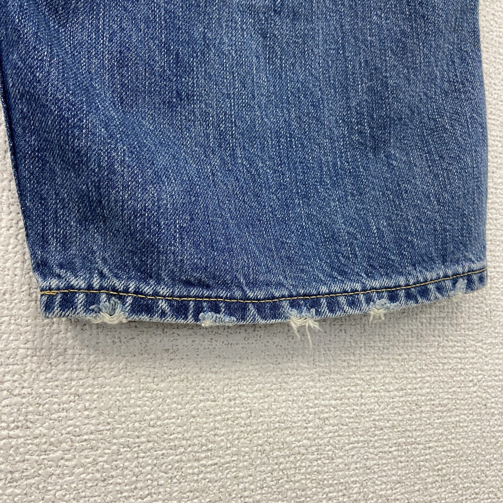 Levi’s　リーバイス　503　デニムハーフパンツ/ジーンズ　縦落ち　鬼ヒゲ　ジップフライ　インディゴ　W30サイズ