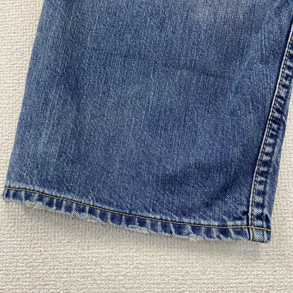 Levi’s　リーバイス　503　デニムハーフパンツ/ジーンズ　縦落ち　鬼ヒゲ　ジップフライ　インディゴ　W30サイズ