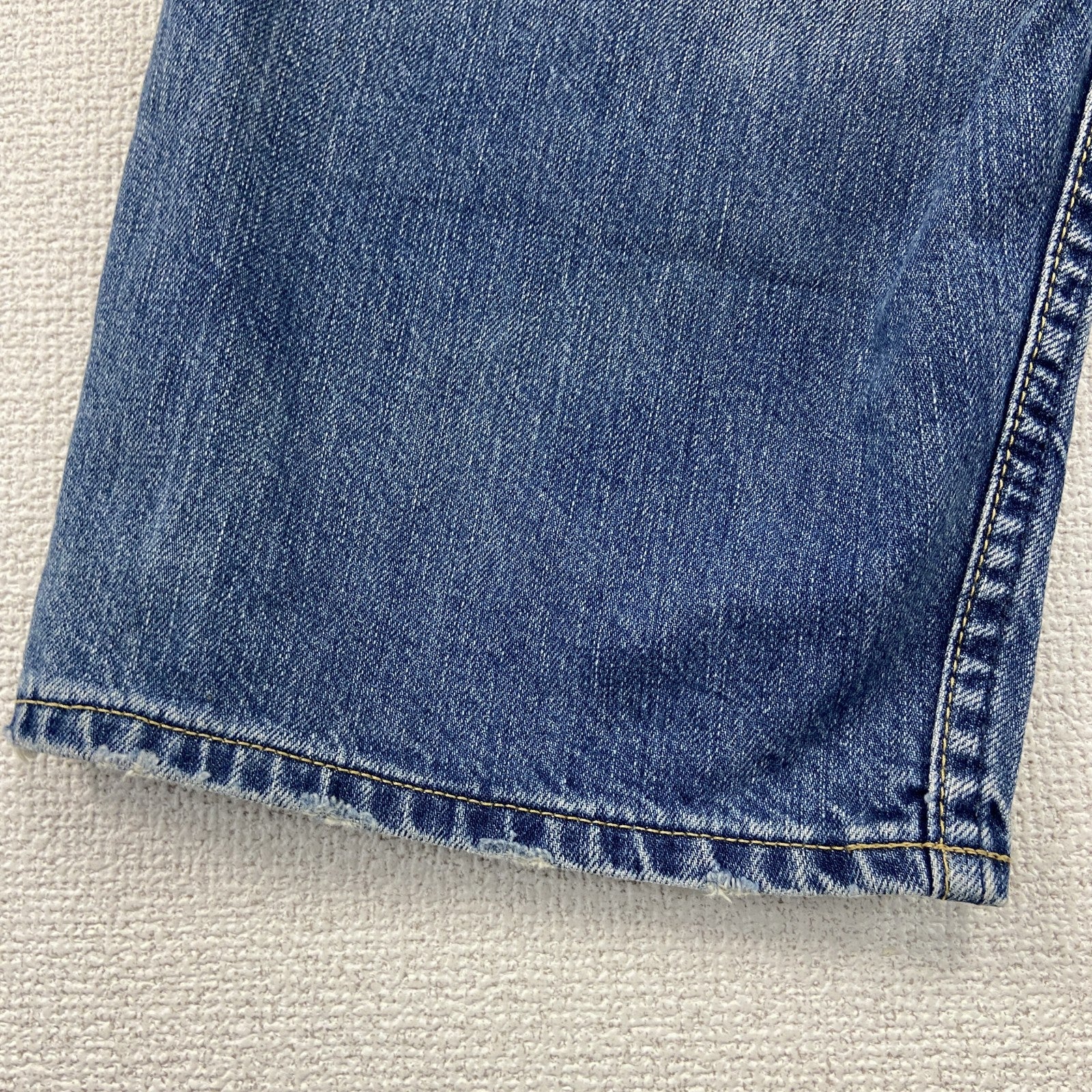 Levi’s　リーバイス　503　デニムハーフパンツ/ジーンズ　縦落ち　鬼ヒゲ　ジップフライ　インディゴ　W30サイズ