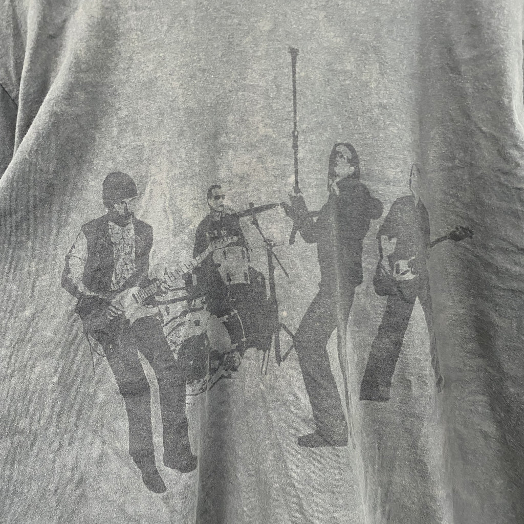 STANDARD AMERICAN　U2　VERTIGO　半袖プリントバンドTシャツ　ツアーT　両面プリント　ダークグレー　Mサイズ