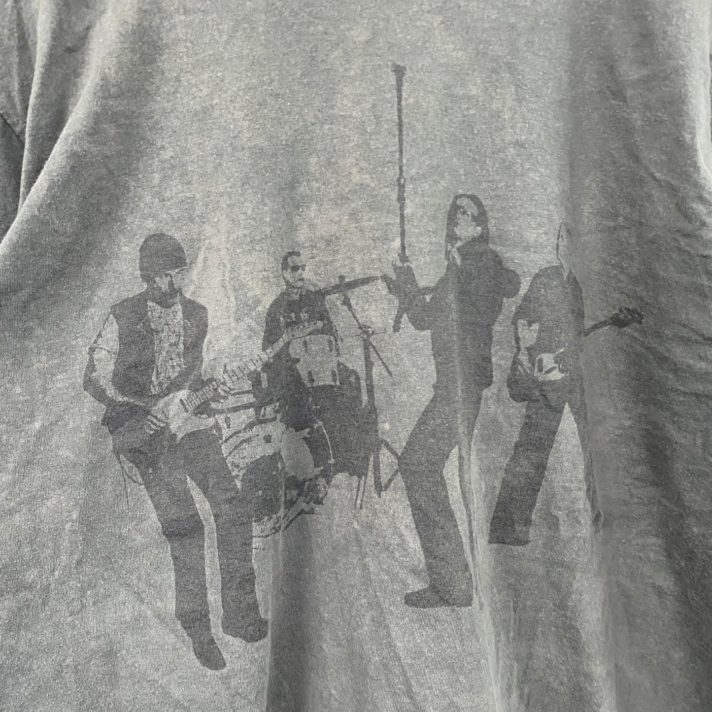 STANDARD AMERICAN　U2　VERTIGO　半袖プリントバンドTシャツ　ツアーT　両面プリント　ダークグレー　Mサイズ