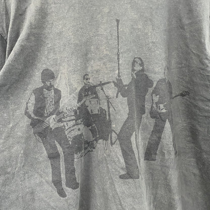 STANDARD AMERICAN　U2　VERTIGO　半袖プリントバンドTシャツ　ツアーT　両面プリント　ダークグレー　Mサイズ
