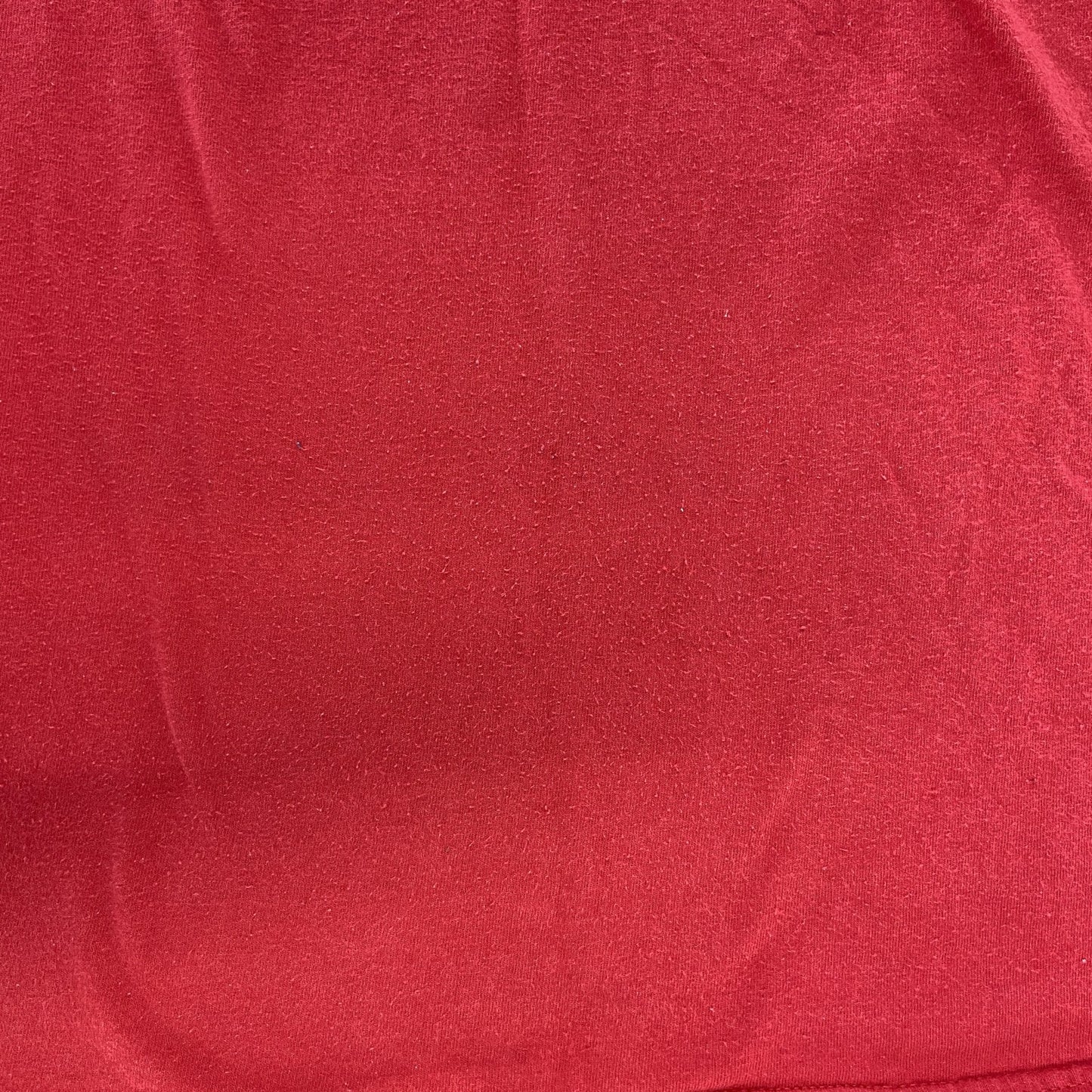 古着　used　champion　チャンピオン　半袖ロゴプリントビッグTシャツ　クルーネック　レトロ　レッド　赤　2XLサイズ