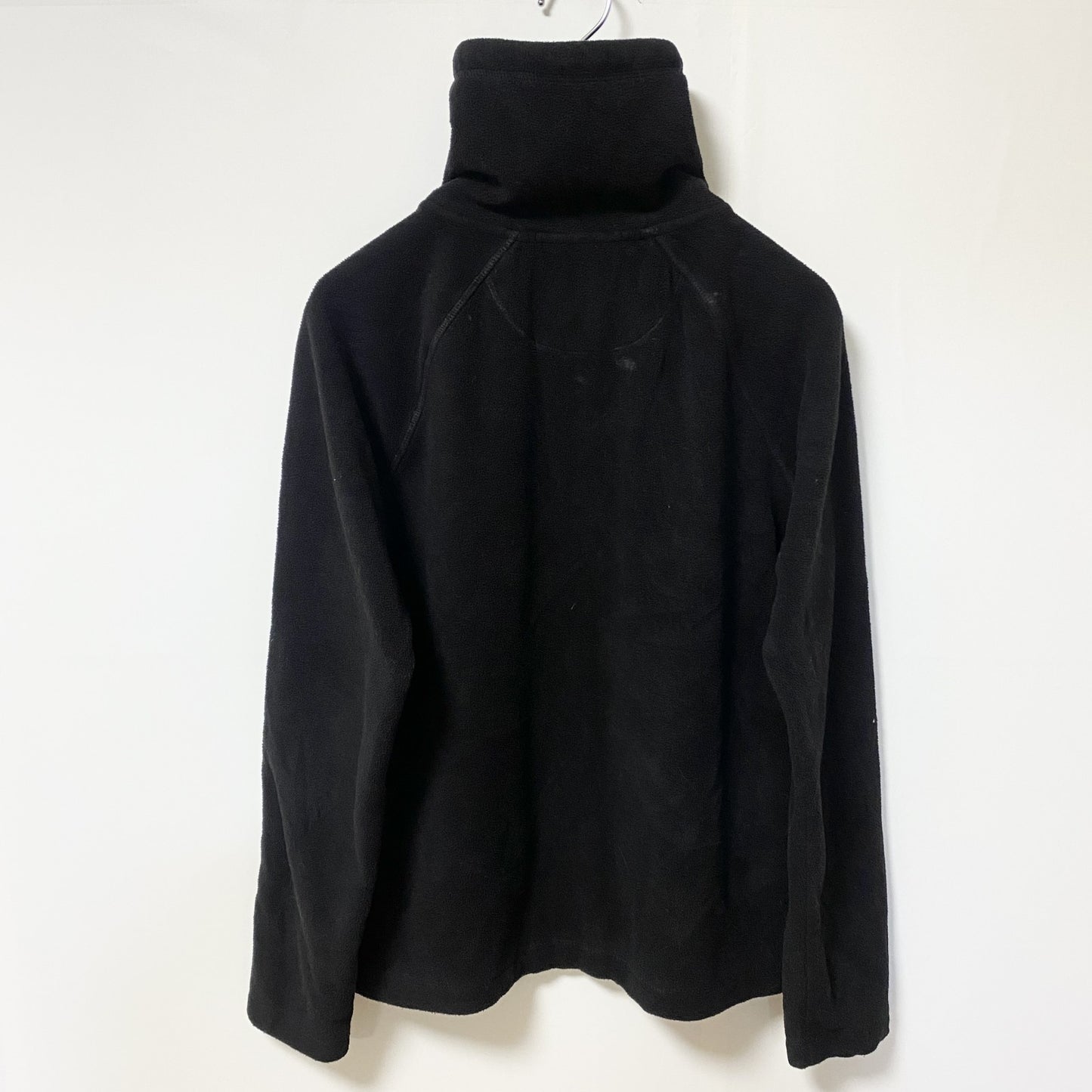 古着 used　Calvin Klein カルバンクライン　パフォーマンス　長袖フリースジャケット　ロゴ刺繍　ブラック　Sサイズ