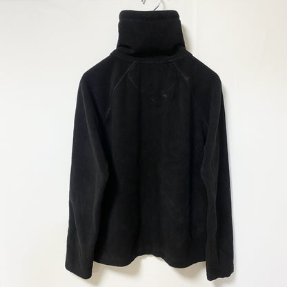 古着 used　Calvin Klein カルバンクライン　パフォーマンス　長袖フリースジャケット　ロゴ刺繍　ブラック　Sサイズ