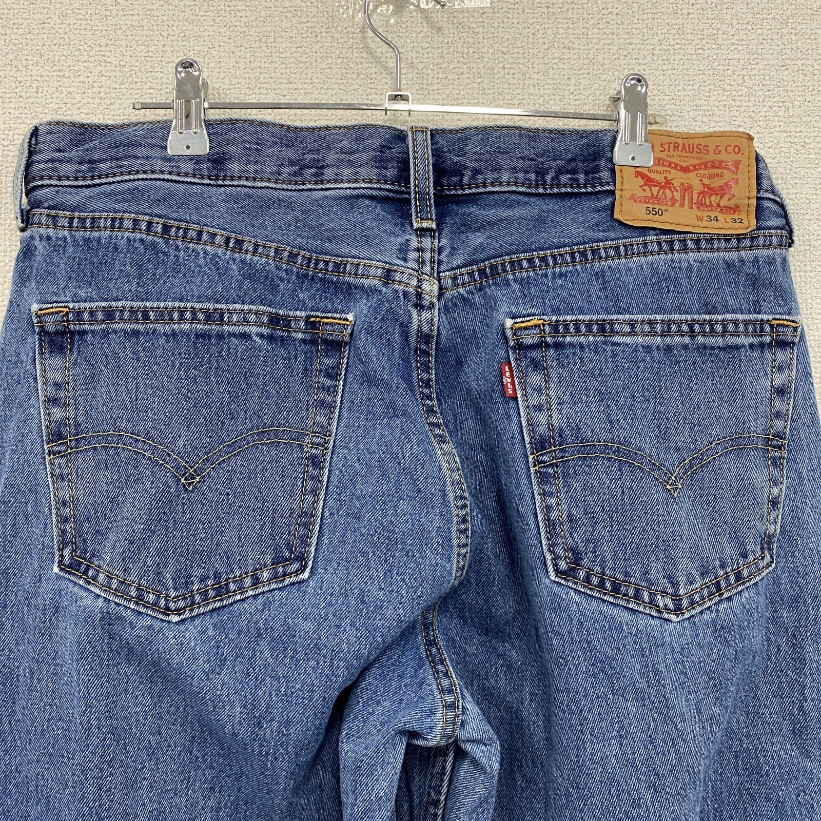 Levi’s　リーバイス　550　デニムパンツ　ジッパーフライ　インディゴ　W34　
