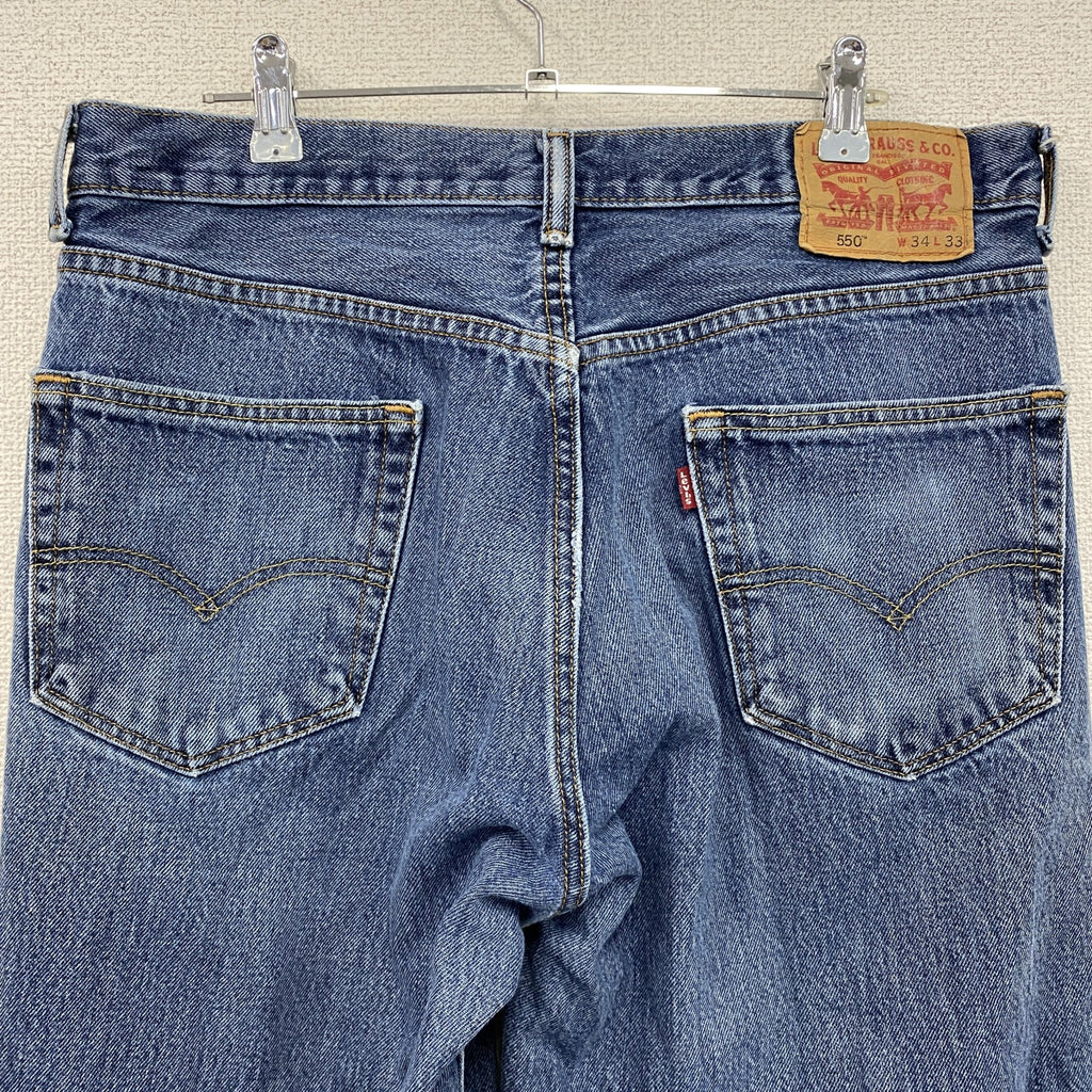 Levi’s　リーバイス　550　デニムパンツ　ジッパーフライ　インディゴ　W34
