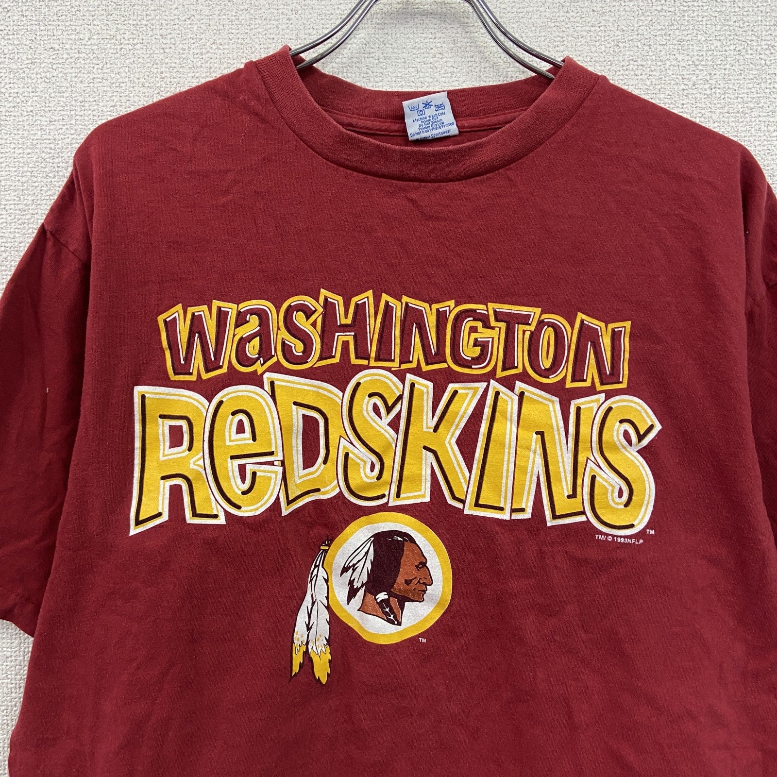 90s　SALEM　半袖プリントTシャツ　ヴィンテージ　シングルステッチ　赤　レッド　XLサイズ