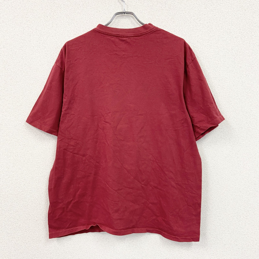 90s　SALEM　半袖プリントTシャツ　ヴィンテージ　シングルステッチ　赤　レッド　XLサイズ
