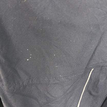 U.S.NAVY　RUNNING JACKET　ナイロンジャケット　ミリタリー　米軍　デカロゴ　紺　ネイビー　Lサイズ