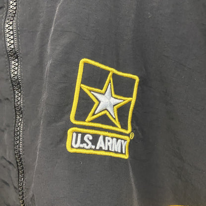 U.S.ARMY　米軍　トレーニングジャケット　ナイロンジャケット 　ミリタリー　黒　ブラック　XLサイズ