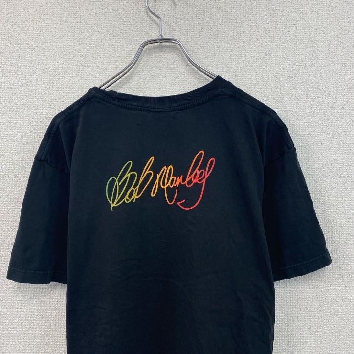 00s～　ST　BOB MARLEY　ボブマーリー　半袖プリントTシャツ　ヴィンテージ　黒　ブラック　Lサイズ