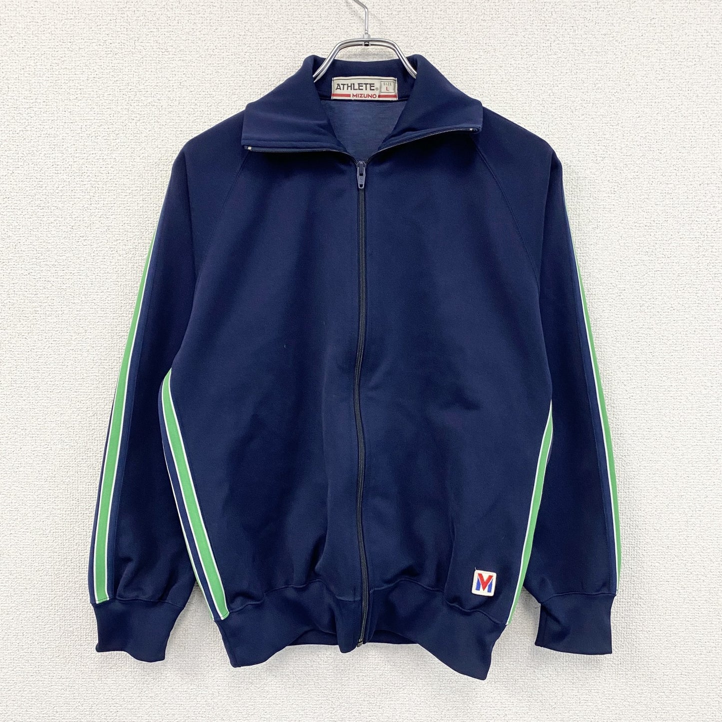 MIZUNO　ミズノ　ATHLETE　トラックジャケット/ジャージ　紺　ネイビー　Lサイズ