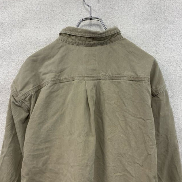 Carhartt　カーハート　長袖ボタンダウンシャツ　ワークシャツ　ベージュ　2XLサイズ