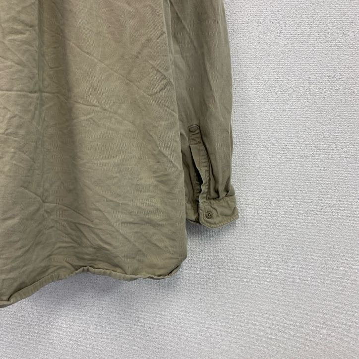 Carhartt　カーハート　長袖ボタンダウンシャツ　ワークシャツ　ベージュ　2XLサイズ