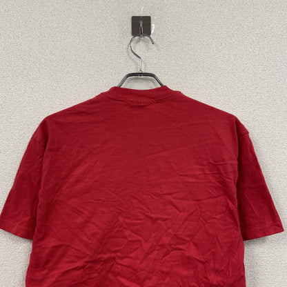 90s　Hanes　 ヘインズ　半袖プリントTシャツ　ヴィンテージ　シングルステッチ　赤　レッド　Lサイズ