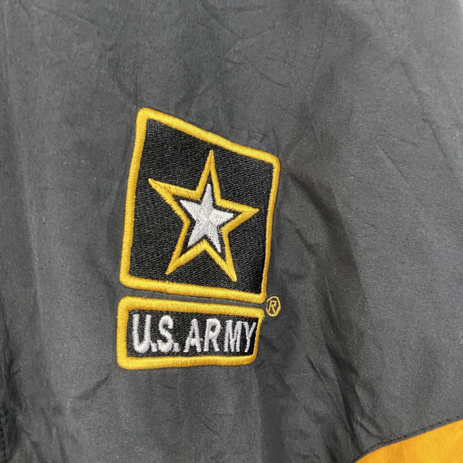 U.S.ARMY　トレーニングジャケット 　ミリタリージャケット　リバーシブル　米軍　黒　ブラック　Lサイズ