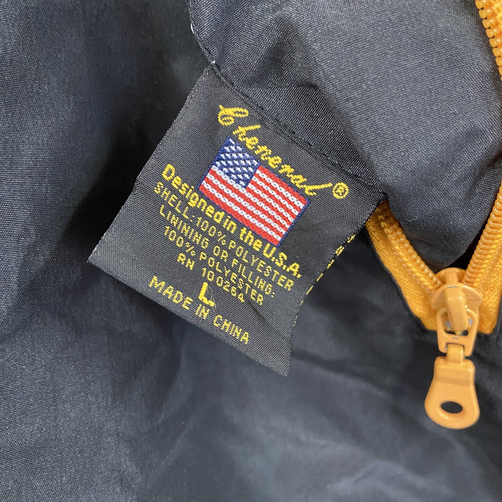 U.S.ARMY　トレーニングジャケット 　ミリタリージャケット　リバーシブル　米軍　黒　ブラック　Lサイズ