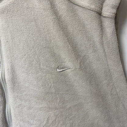古着 used　NIKE ナイキ　フリースベスト　リバーシブルベスト　ナイロン　ワンポイントロゴ刺繍　ハイネック