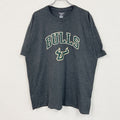 Champion　チャンピオン　半袖プリントTシャツ　ダークグレー　2XLサイズ