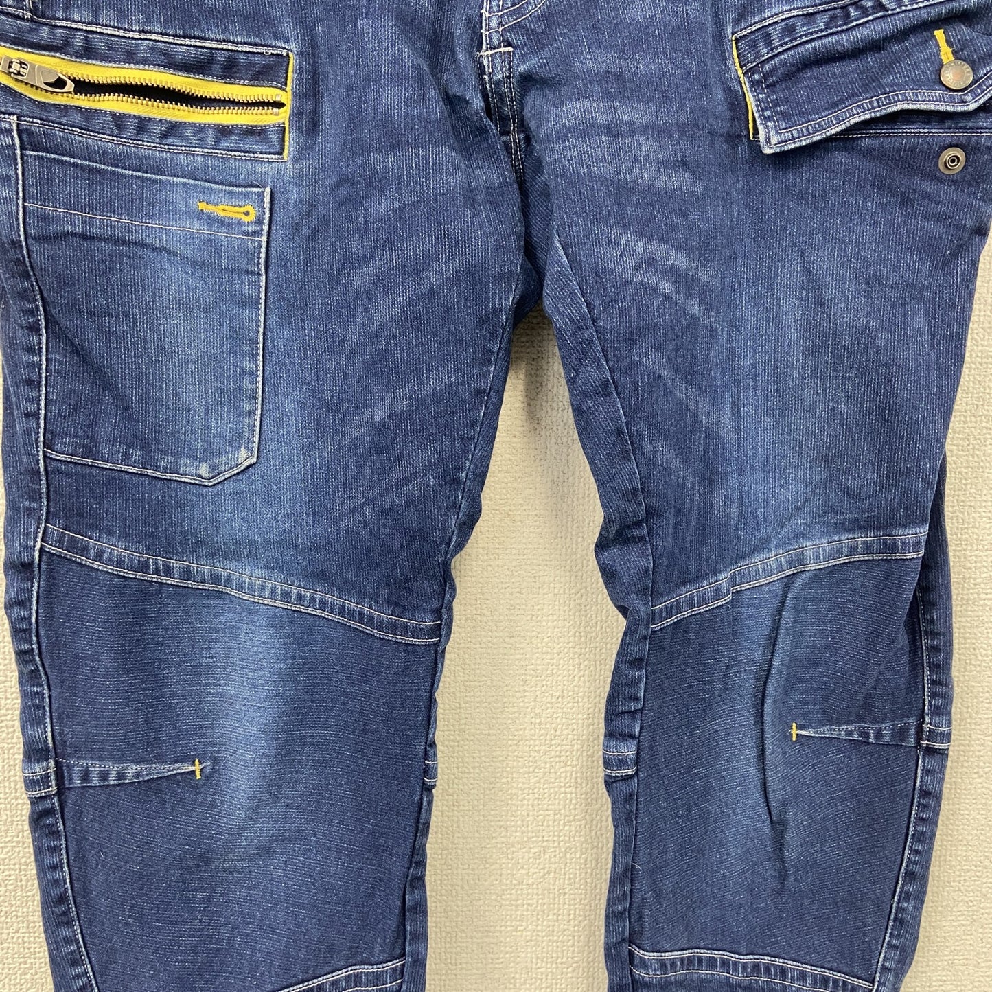 寅壱　TORAICHI　デニムハーフパンツ/ジーンズ　ワークパンツ　ジップフライ　インディゴ　3Lサイズ