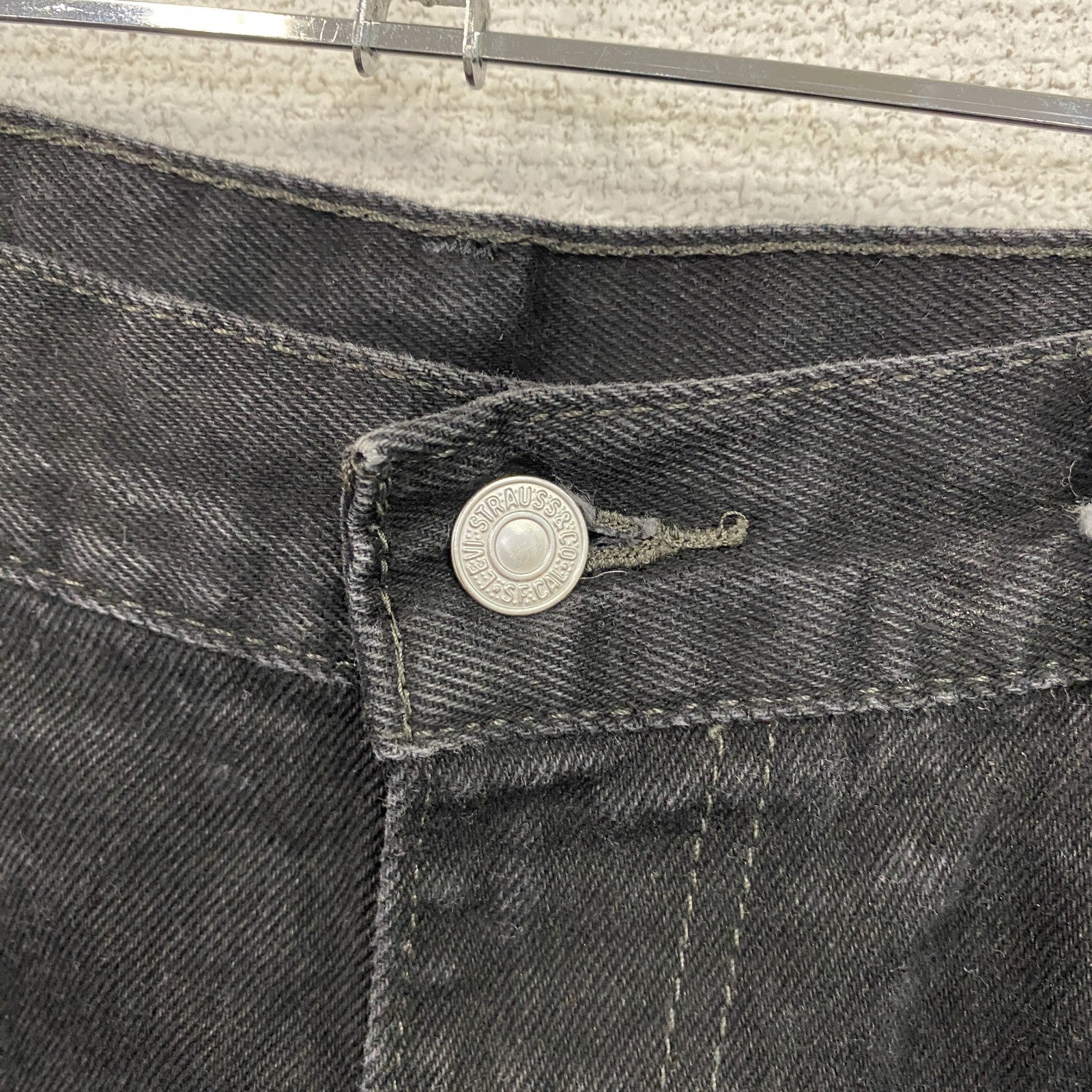 Levi’s　リーバイス　550　ブラックデニムパンツ　ジッパーフライ　黒　ブラック　W36　