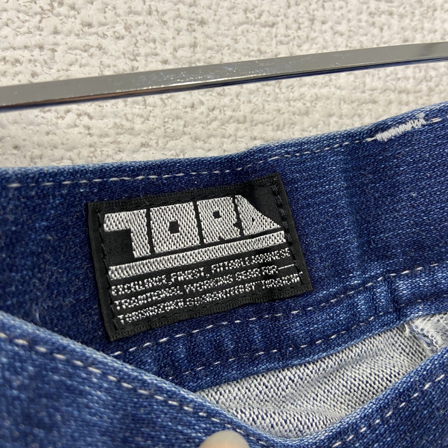 寅壱　TORAICHI　デニムハーフパンツ/ジーンズ　ワークパンツ　ジップフライ　インディゴ　3Lサイズ