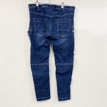 寅壱　TORAICHI　デニムハーフパンツ/ジーンズ　ワークパンツ　ジップフライ　インディゴ　3Lサイズ