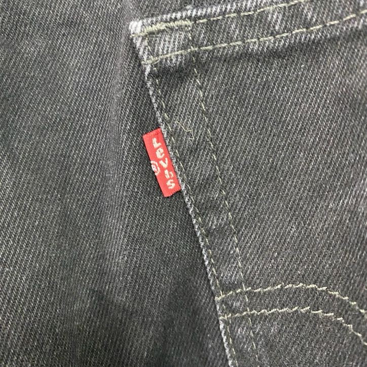 Levi’s　リーバイス　550　ブラックデニムパンツ　ジッパーフライ　黒　ブラック　W36　