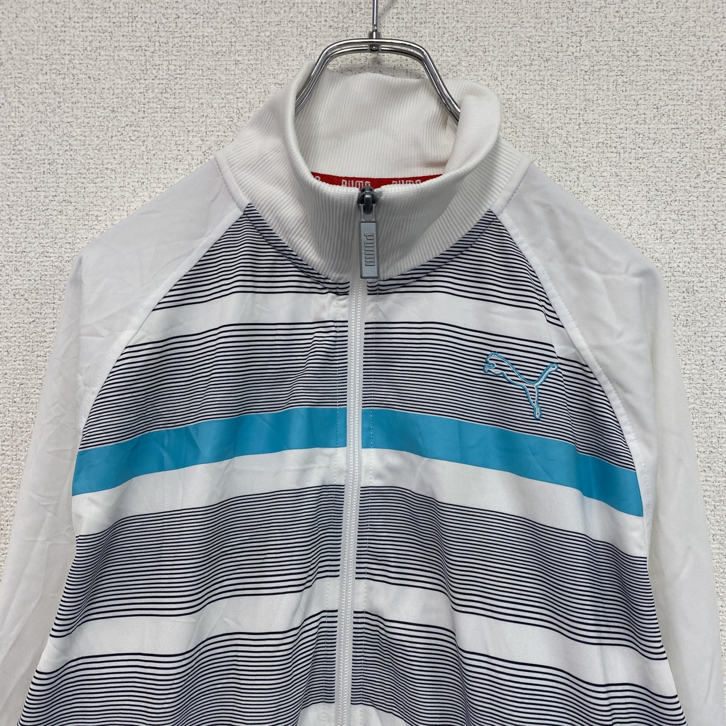 PUMA　プーマ　トラックジャケット/ジャージ　白　ホワイト　Lサイズ