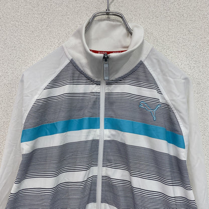 PUMA　プーマ　トラックジャケット/ジャージ　白　ホワイト　Lサイズ