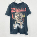 PULP　FICTION　パルプフィクション　サミュエルLジャクソン　半袖プリントTシャツ　黒　ブラック　Mサイズ