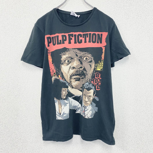 PULP　FICTION　パルプフィクション　サミュエルLジャクソン　半袖プリントTシャツ　黒　ブラック　Mサイズ