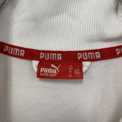 PUMA　プーマ　トラックジャケット/ジャージ　白　ホワイト　Lサイズ