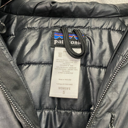 Patagonia　パタゴニア　マイクロパフフーディー　フルジップ中綿ジャケット　黒　ブラック　Sサイズ