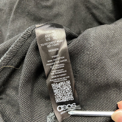 asos　エイソステ　フィッシングベスト　ハンティングベスト　黒　ブラック　XLサイズ