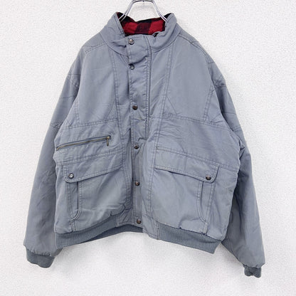 90s～　Avalanche Mountain Gear　中綿ジャケット　フライトジャケット　灰色　グレー　XLサイズ