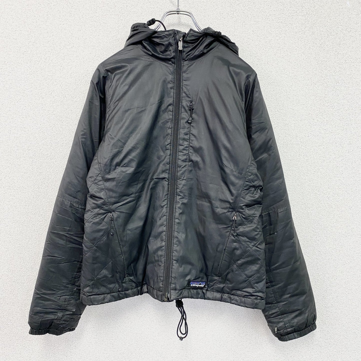 Patagonia　パタゴニア　マイクロパフフーディー　フルジップ中綿ジャケット　黒　ブラック　Sサイズ