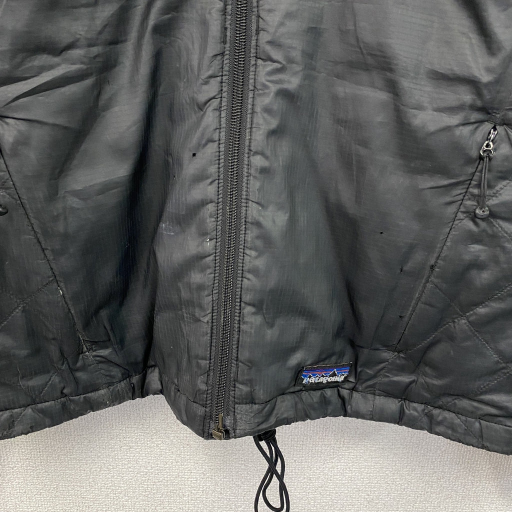Patagonia　パタゴニア　マイクロパフフーディー　フルジップ中綿ジャケット　黒　ブラック　Sサイズ