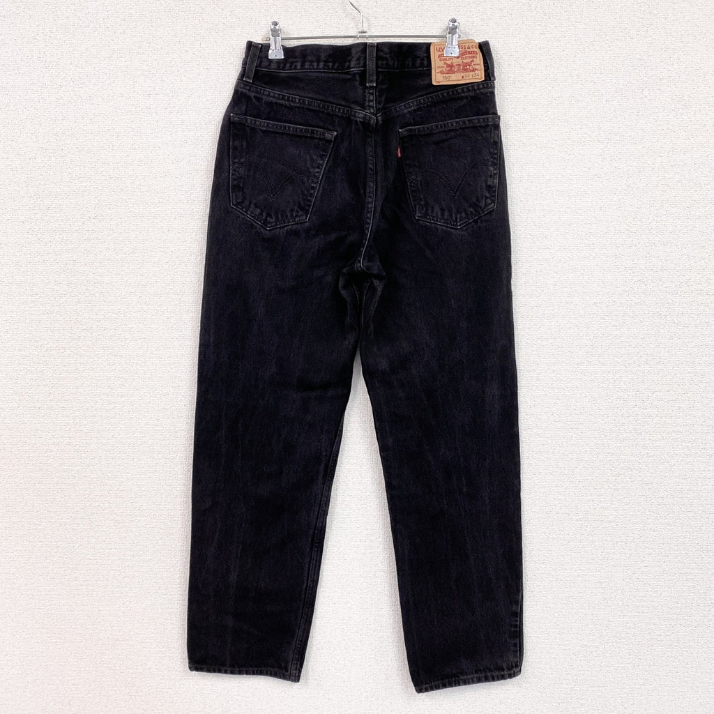 Levi’s　リーバイス　550　ブラックデニムパンツ　ジッパーフライ　黒　ブラック　W34