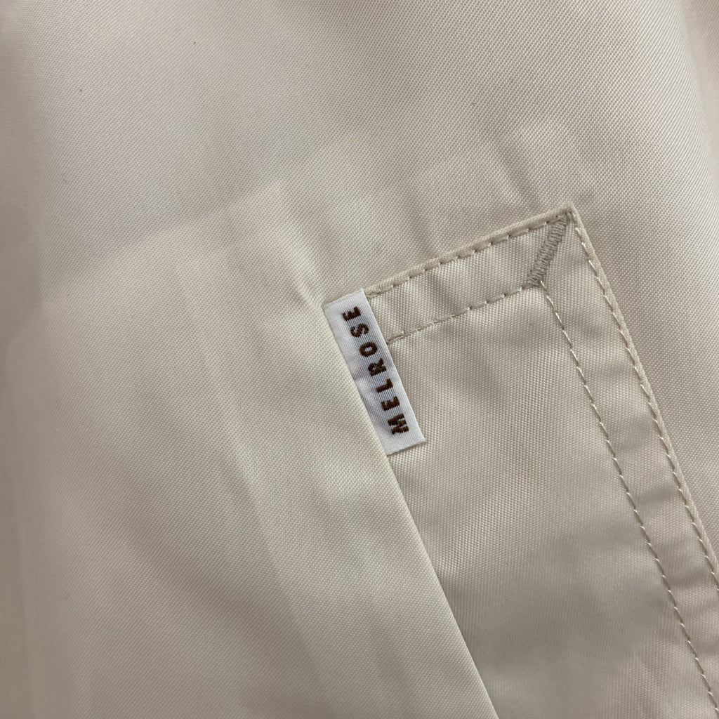 MELROSE　メルローズ　コーチジャケット　ワンポイント　ベージュ　3サイズ